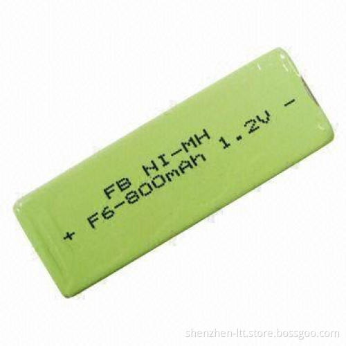 1.2V Ni-MH Prismatic Rechargeable Battery with 80mAh Nominal Capacity